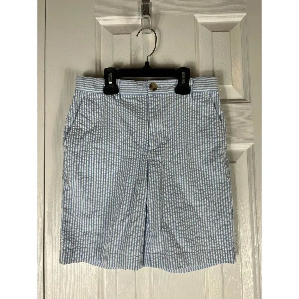 Vineyard Vines Boys Seersucker Shorts Size 10